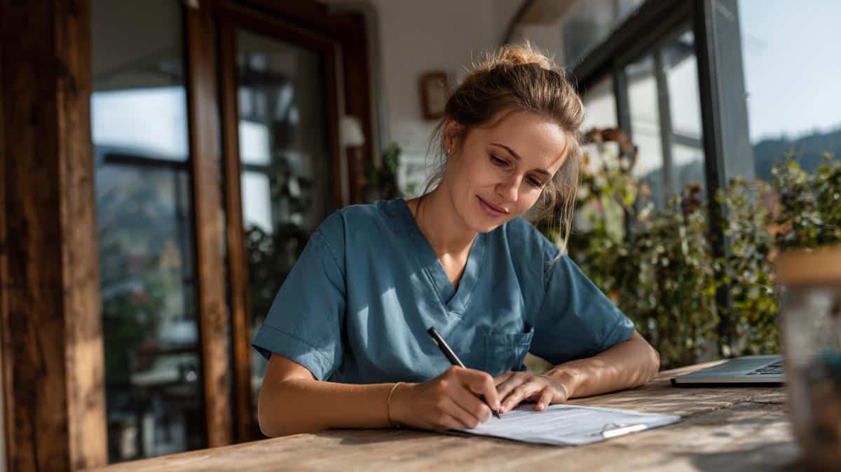 Soignante ASSC rédigeant une lettre de motivation personnalisée